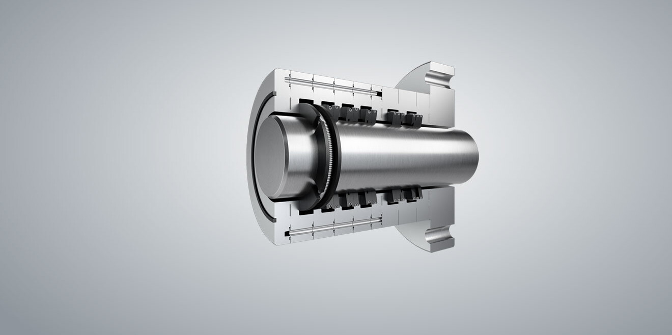 SCC - Surround Cooled Packing Case Cut model of SCC packing case and refinery