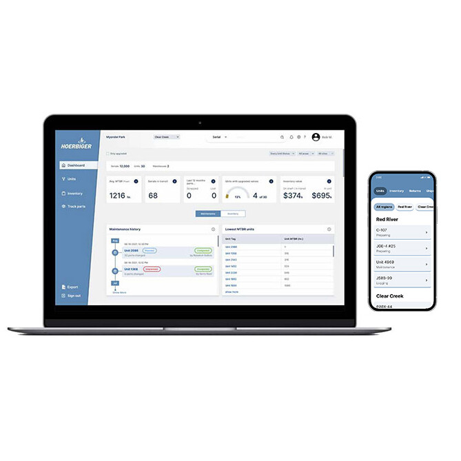 VISTRA interface VISTRA interface on laptop and smartphone