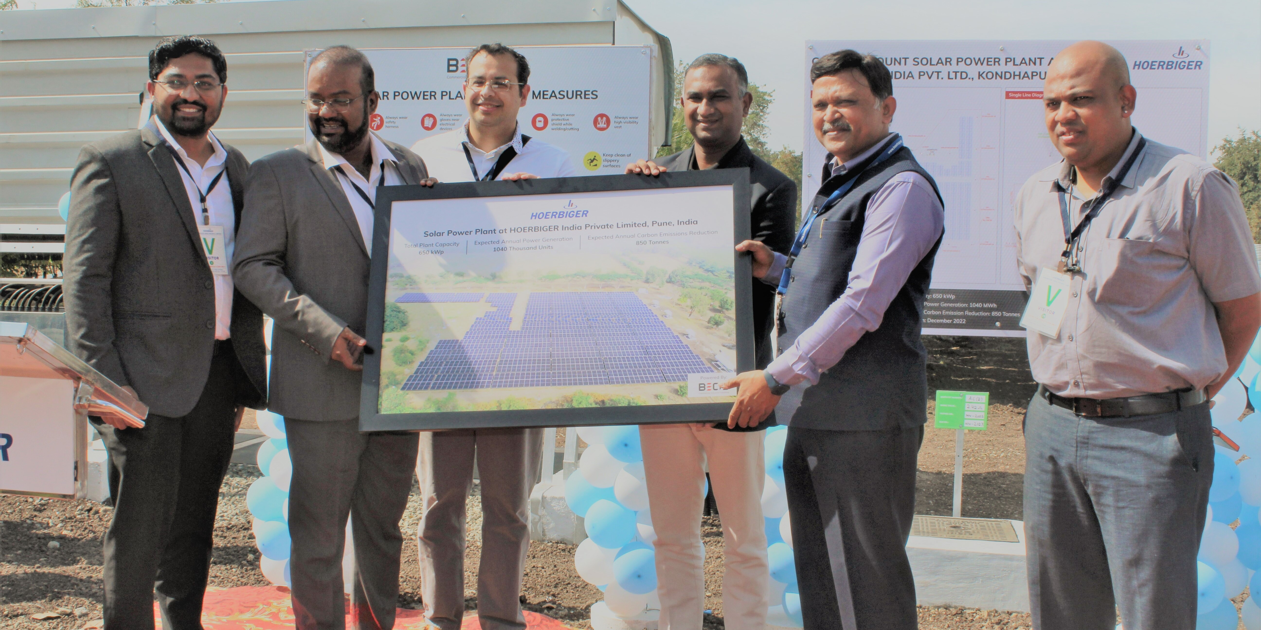 Inauguration of the new Solar Plant in India