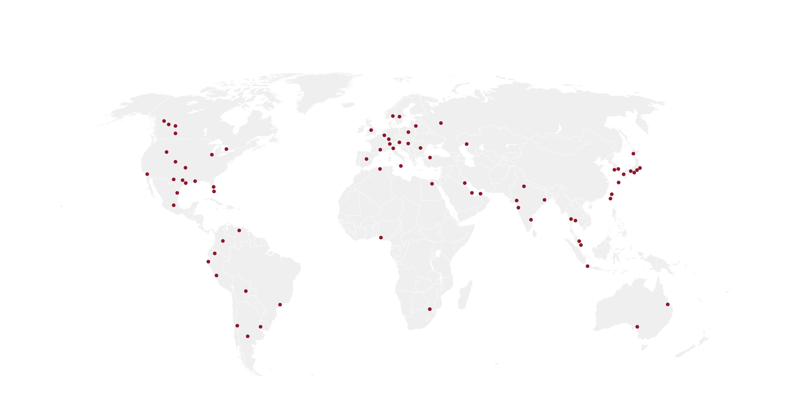 Map with points Map with points